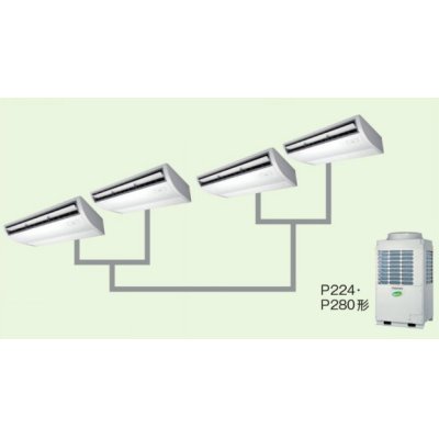 画像1: 東京・茨城・栃木・群馬・埼玉・千葉・神奈川・業務用エアコン　東芝　天井吊形　同時ダブルツイン　ワイヤードリモコン　一発節電　ACSF28075A2　P280（10馬力）　スーパーパワーエコキュープ　三相200V