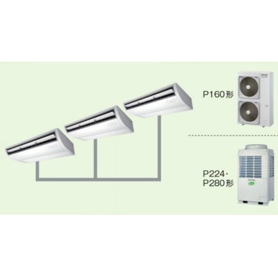 画像1: 東京・茨城・栃木・群馬・埼玉・千葉・神奈川・業務用エアコン　東芝　天井吊形　同時トリプル　ワイヤレス　リモコン　ACSD28075X2　P280（10馬力）　スーパーパワーエコキュープ　三相200V