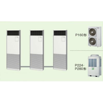 画像1: 東京・茨城・栃木・群馬・埼玉・千葉・神奈川・業務用エアコン　東芝　床置き　スタンドタイプ　同時トリプル　AFEF22455B2　P224（8馬力）　スマートエコR　三相200Ｖ