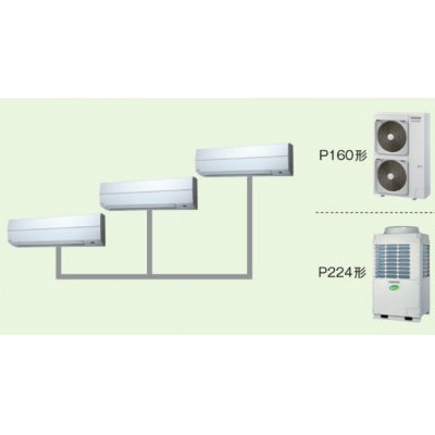 画像1: 東京・茨城・栃木・群馬・埼玉・千葉・神奈川・業務用エアコン　東芝　かべかけ　同時トリブル　ワイヤードリモコン　省工ネneo　AKEC22455AM　P224（8馬力）　スマートエコR　三相200V