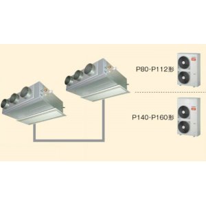 画像: 東京・茨城・栃木・群馬・埼玉・千葉・神奈川・業務用エアコン　東芝　寒冷地向けエアコン　天井理込ん形　ビルトインタイプ　ワイヤードリモコン　省工ネneo　同時ツイン　ABHB14052M　P140（5馬力）　三相200V　寒冷地用スーパーパワーエコ暖太郎